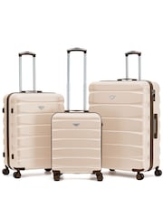 Flight Knight Pastel Cream Ryanair (Priority) Over Head Luggage Cabin Case + Checked Baggage Hold Luggage - Image 1 of 1