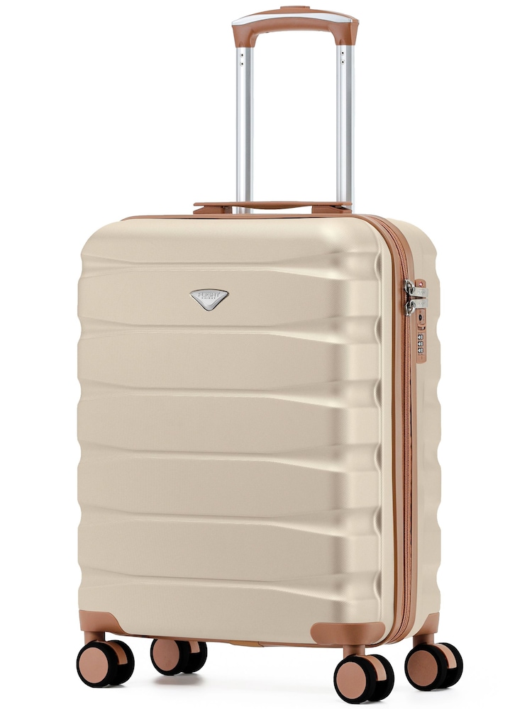 Flight Knight Cream 55x40x20cm Hand Luggage Maximum Size Approved for Ryanair (Priority) Cabin Bag Overhead Carry On TUI Approved - Image 1 of 1