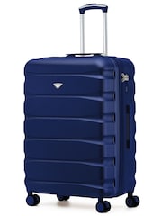 Flight Knight Blue Large Check in 25" Lightweight 8 Wheel ABS Hard Case Hold Suitcase Suitcaed Baggage 82L Capacity - Image 1 of 1
