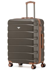 Flight Knight Brown 8 Wheel ABS Hard Case Hold Suitcase - Image 1 of 1