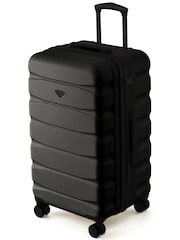 Flight Knight Black 70cm Trunk Suitcase Hard Shell Checked Luggage Long-Haul Travel Large Capacity Interior & TSA Lock Approved on Most UK  Airlines - Image 1 of 1