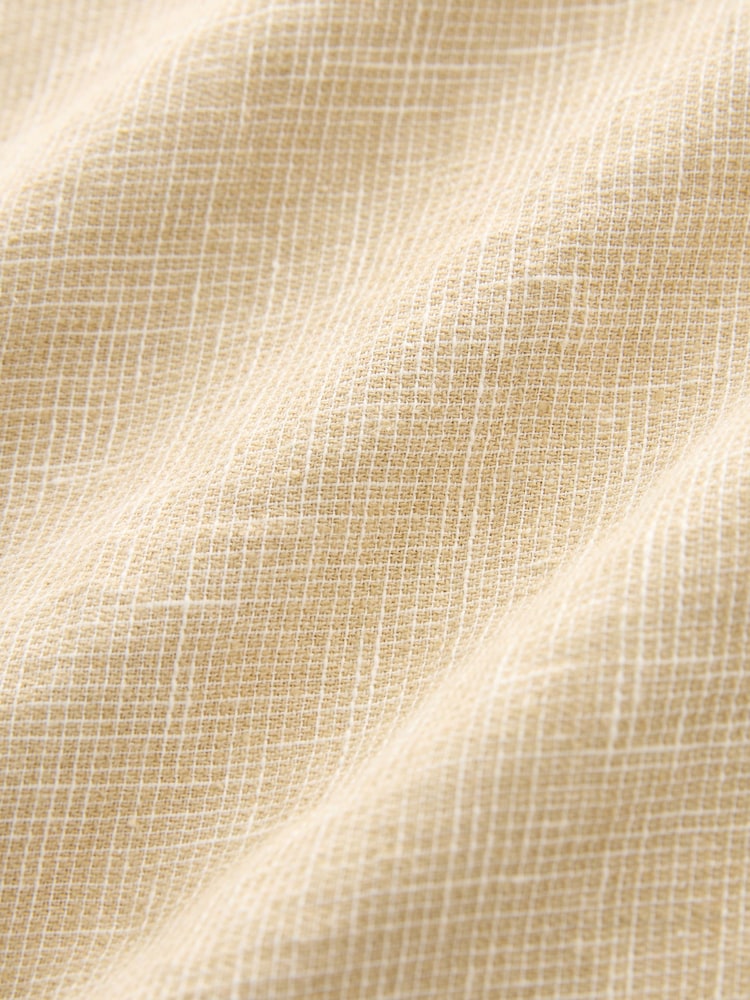 Stone Overhead Linen Blend Short Sleeve Shirt - Image 8 of 8