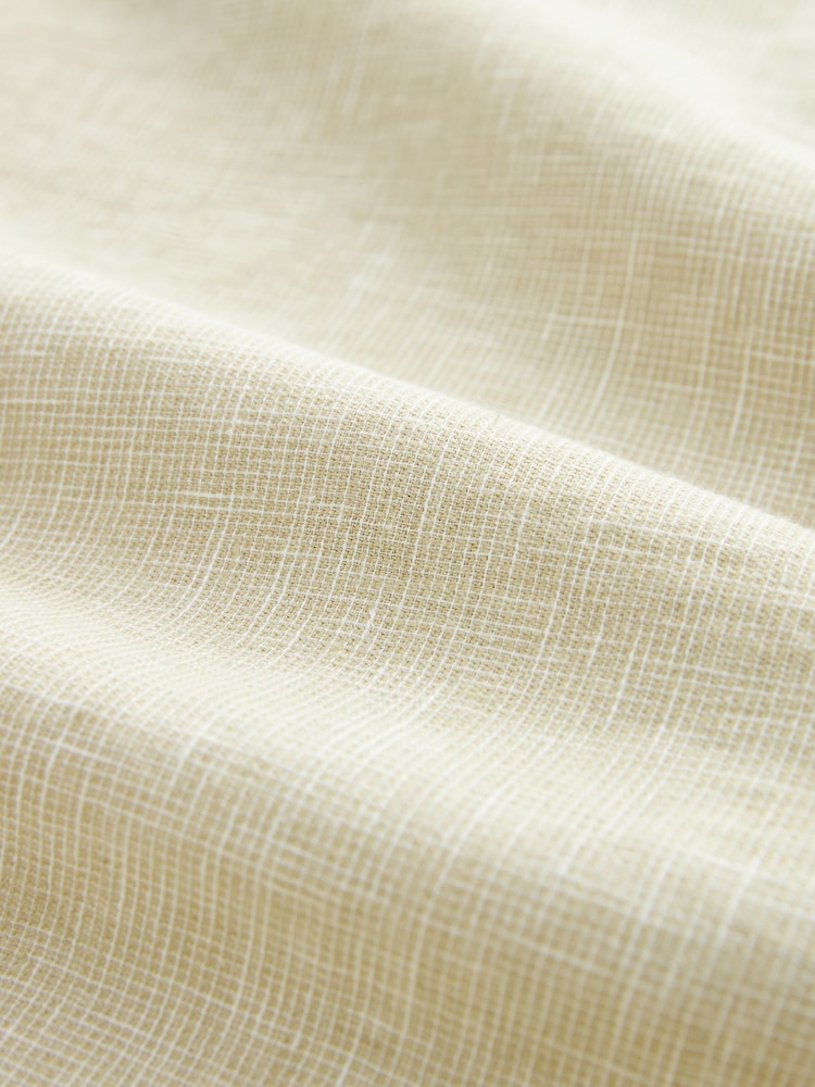 Stone Natural Overhead Linen Blend Long Sleeve Shirt - Image 9 of 9
