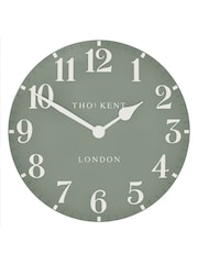 Thomas Kent Clocks Green Large Arabic Seagrass Wall Clock - Image 2 of 5