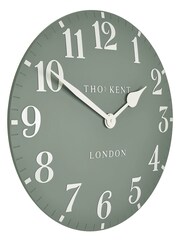 Thomas Kent Clocks Green Large Arabic Seagrass Wall Clock - Image 3 of 5
