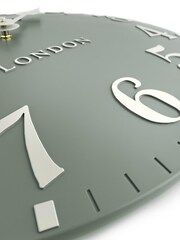 Thomas Kent Clocks Green Large Arabic Seagrass Wall Clock - Image 5 of 5