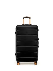 Flight Knight Black Chrome 80cm Trunk Suitcase Hard Shell Checked Luggage Long-Haul Travel Large Capacity Interior & TSA Lock Approved on Most UK  Airlines - Image 3 of 3