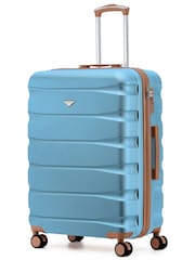 Flight Knight Sky Blue 8 Wheel ABS Hard Case Hold Suitcase - Image 1 of 1
