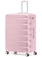 Flight Knight Light Pink Extra Large Check in 29" Lightweight 8 Wheel ABS Hard Case Hold Suitcase Checked Baggage 131L Capacity - Image 1 of 1
