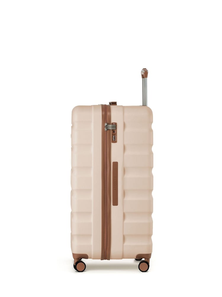 Flight Knight Pastel Cream 80cm Trunk Suitcase Hard Shell Checked Luggage Long-Haul Travel Large Capacity Interior & TSA Lock Approved on Most UK Airlines - Image 2 of 3 Flight Knight Pastel Cream 80cm Trunk Suitcase Hard Shell Checked Luggage Long-Haul Travel Large Capacity Interior & TSA Lock Approved on Most UK Airlines - Image 2 of 3
