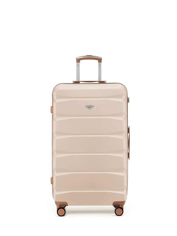 Flight Knight Pastel Cream 80cm Trunk Suitcase Hard Shell Checked Luggage Long-Haul Travel Large Capacity Interior & TSA Lock Approved on Most UK Airlines - Image 3 of 3 Flight Knight Pastel Cream 80cm Trunk Suitcase Hard Shell Checked Luggage Long-Haul Travel Large Capacity Interior & TSA Lock Approved on Most UK Airlines - Image 3 of 3