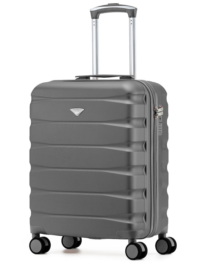Flight Knight Grey 55x40x23cm Hand Luggage Maximum Size Approved for Lufthansa Cabin Bag Overhead Carry On Wizz Air Approved - Image 1 of 1