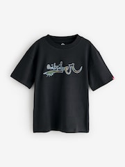 Quiksilver Black Young Guns Vortex Short Sleeve T-Shirt - Image 1 of 1