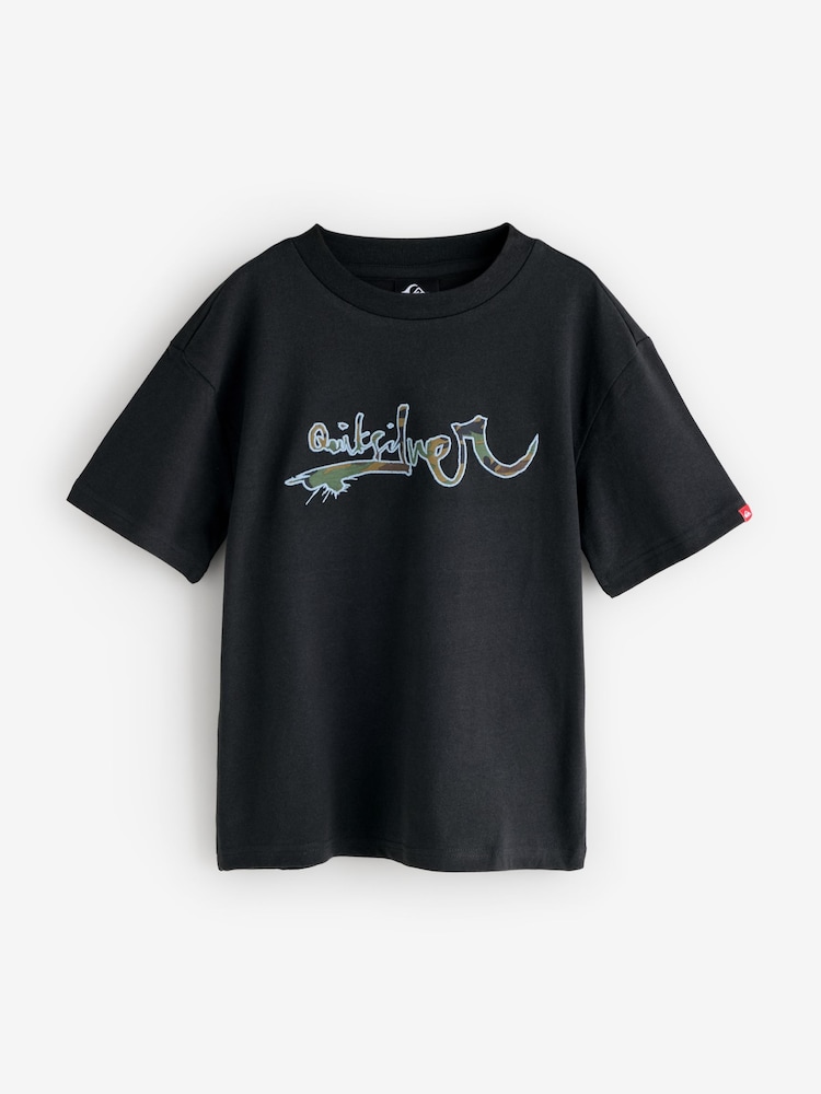 Quiksilver Black Young Guns Vortex Short Sleeve T-Shirt - Image 1 of 1