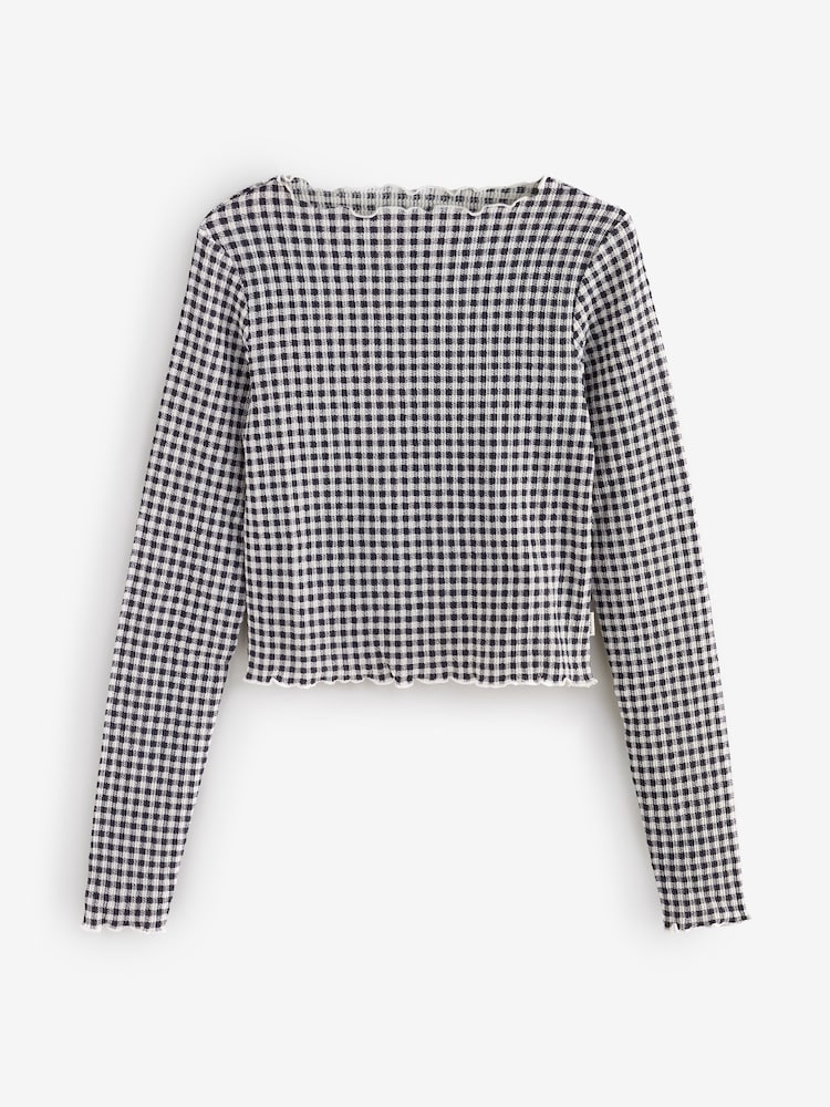 Billabong Way Out Checks Rib Knit Top - Bild 1 von 1