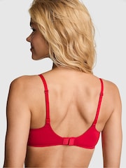Victoria's Secret Pink Varsity Red Foil Non Wired Push Up Bra - Image 2 of 3