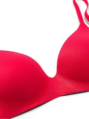 Victoria's Secret Pink Varsity Red Foil Non Wired Push Up Bra - Image 3 of 3