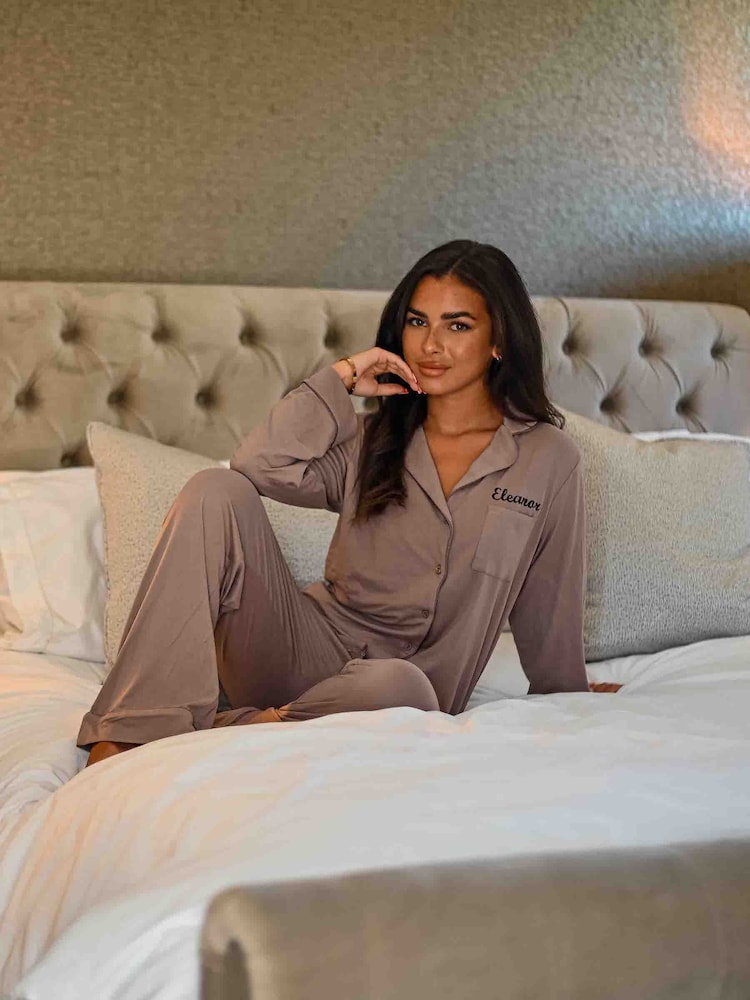 Lulabay Personalised Super Soft Jersey Long Pyjamas - Image 1 of 1