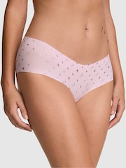 Victoria's Secret PINK Pink Tulip Foil Stars Hipster No Show Knickers - Image 1 of 2
