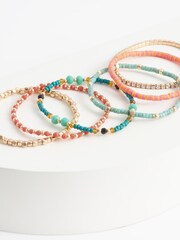 Bright Beaded Stretch Bracelet Pack - Image 3 of 4