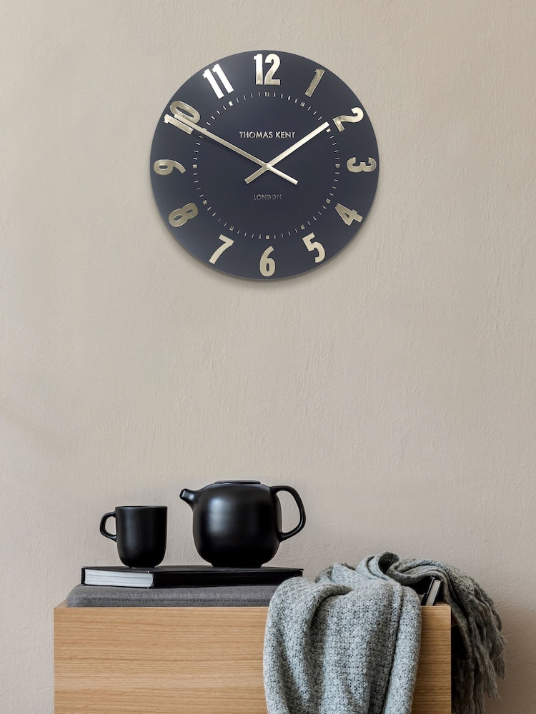 Thomas Kent Clocks Blue Large Mulberry Odyssey Wall Clock - Image 1 of 4