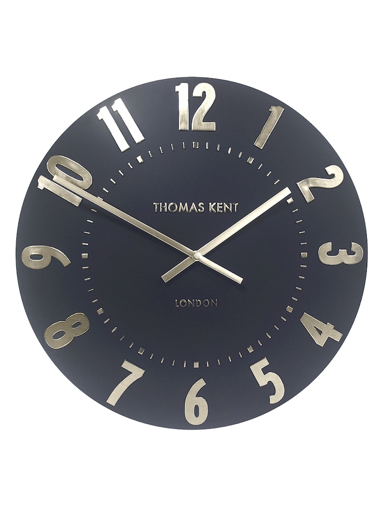 Thomas Kent Clocks Blue Large Mulberry Odyssey Wall Clock - Image 2 of 4