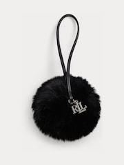 Lauren Ralph Lauren Small Faux Fur Pom Pom Bag Charm - Obrázek 1 z 2