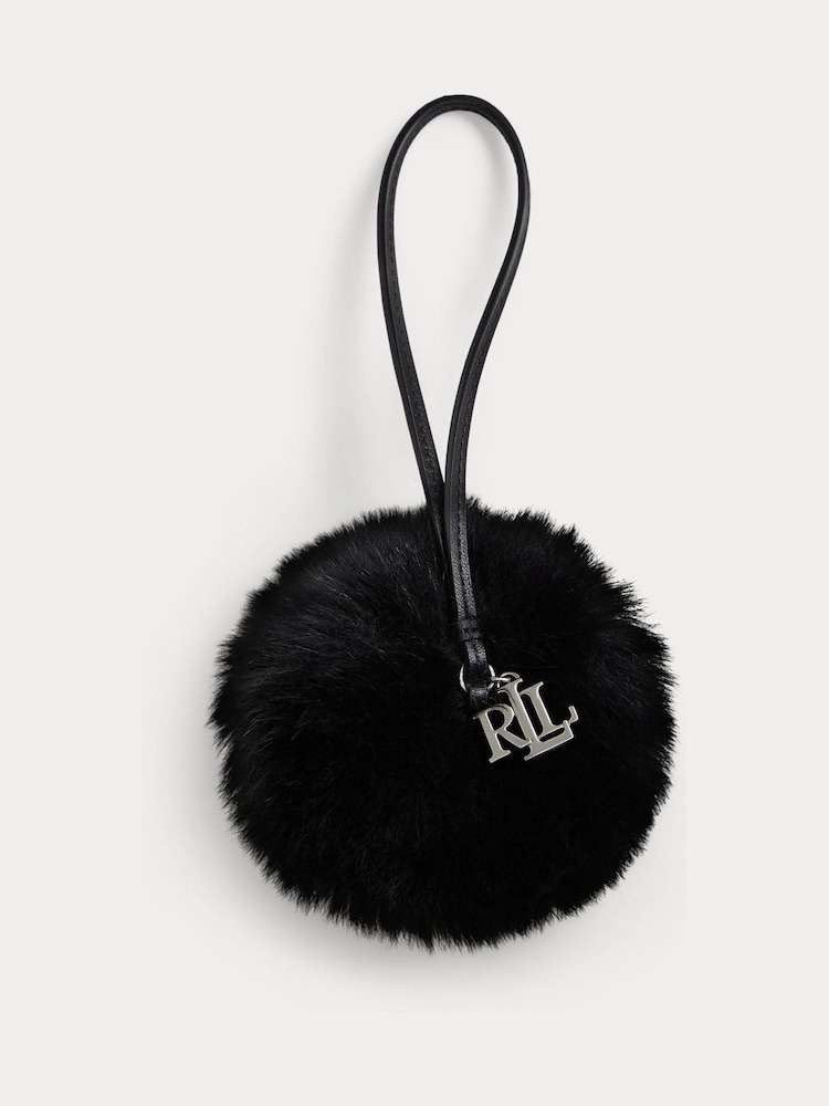 Lauren Ralph Lauren Small Faux Fur Pom Pom Bag Charm - Obrázek 1 z 2