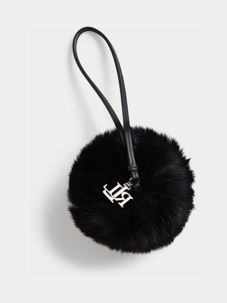 Lauren Ralph Lauren Small Faux Fur Pom Pom Bag Charm - Obrázek 2 z 2
