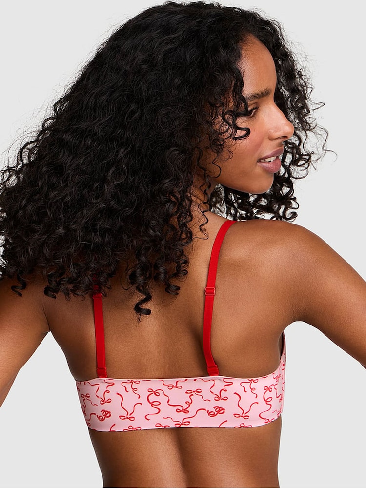 Victoria's Secret Pink Coconut Pink Bows Lightly Lined Non Wired Bra - Image 3 of 3 Victoria's Secret Pink Coconut Pink Bows Lightly Lined Non Wired Bra - Image 3 of 3