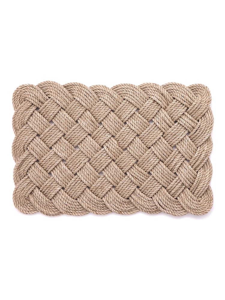 My Mat Sand Lovers Knot Rope Doormat - Image 3 of 3 My Mat Sand Lovers Knot Rope Doormat - Image 3 of 3