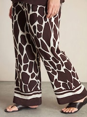 Live Unlimited Animal Print Drawstring Trousers - 4суретінің 2 суреті