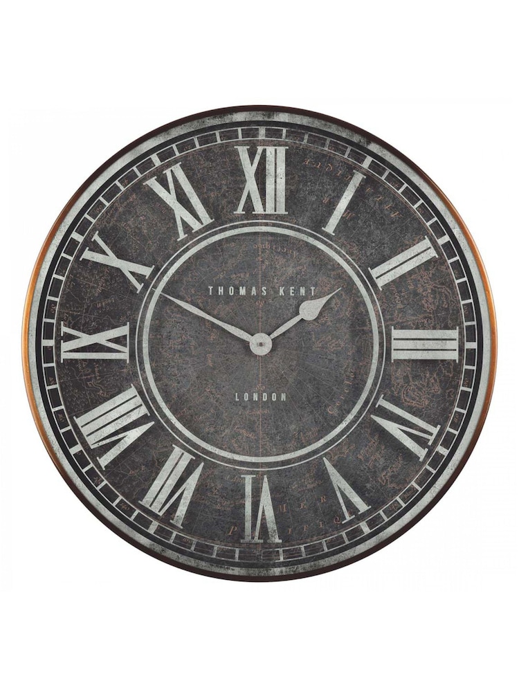 Thomas Kent Clocks Grey Oversized Florentine Antica Wall Clock - Image 2 of 5