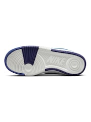 Nike White/Blue Gamma Force Trainers - Image 10 of 12
