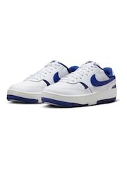 Nike White/Blue Gamma Force Trainers - Image 6 of 12