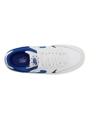 Nike White/Blue Gamma Force Trainers - Image 9 of 12
