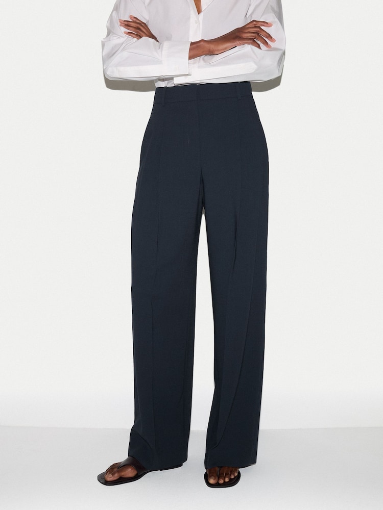 Jigsaw Blue Kemp Wool Blend Trousers - Image 1 of 6