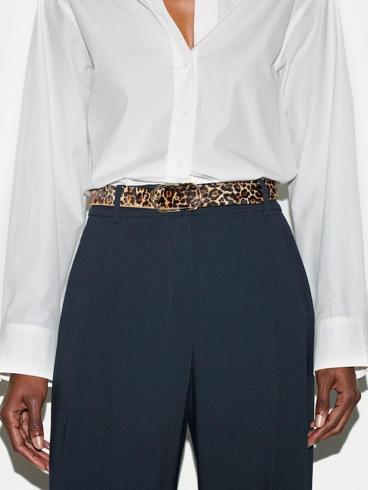Jigsaw Blue Kemp Wool Blend Trousers - Image 2 of 6