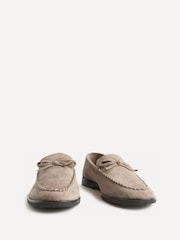 Linzi Natural Truly Loafers With Bow Detail - Image 3 of 6
