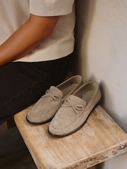 Linzi Natural Truly Loafers With Bow Detail - Image 6 of 6