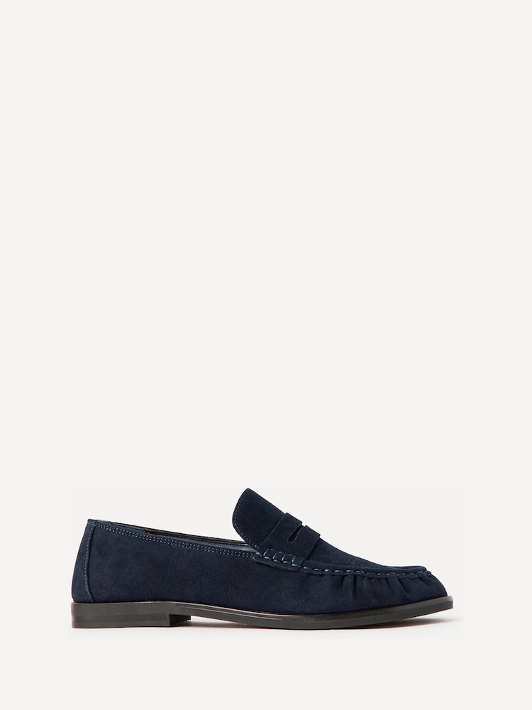 Linzi Blue Belmont Ruched Loafers - Image 2 of 5 Linzi Blue Belmont Ruched Loafers - Image 2 of 5
