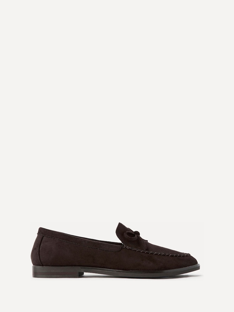 Linzi Brown Truly Loafers With Bow Detail - Image 2 of 5
