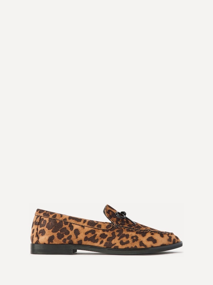 Linzi Animal Truly Loafers With Bow Detail - Image 2 of 6
