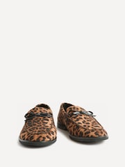 Linzi Animal Truly Loafers With Bow Detail - Image 3 of 6