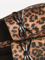 Linzi Animal Truly Loafers With Bow Detail - Image 5 of 6
