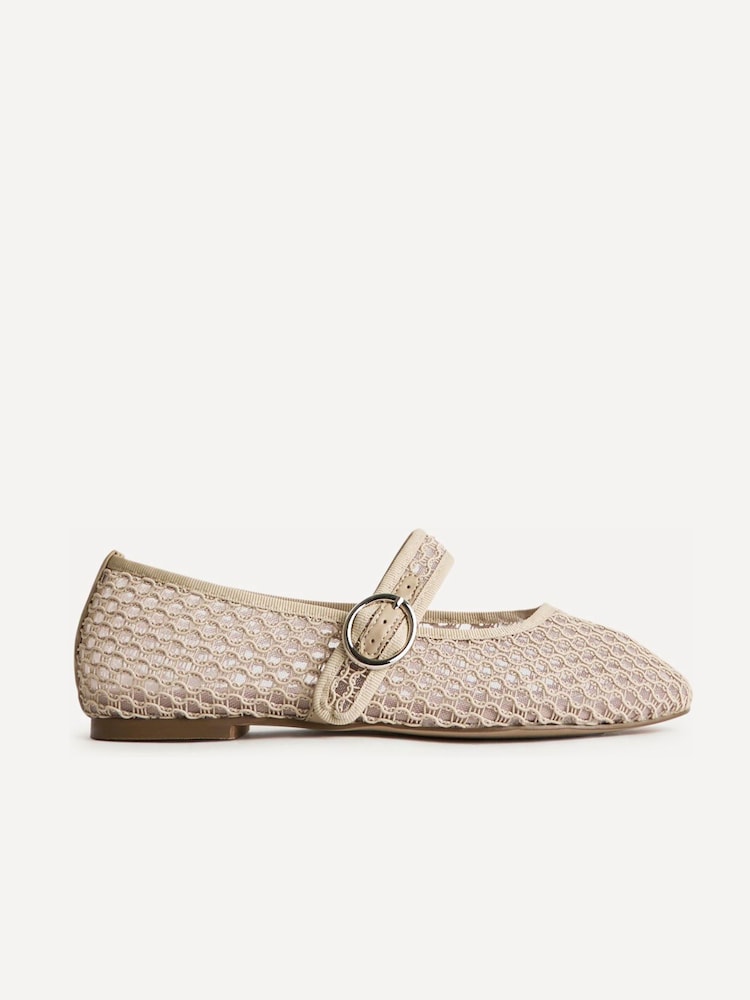 Linzi Brown Monaco Mesh Mary Jane Pumps - Image 2 of 5