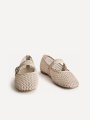 Linzi Brown Monaco Mesh Mary Jane Pumps - Image 3 of 5