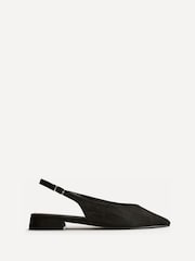 שחור - Linzi London Pointed Toe Ballet Flats - תמונה 2 מתוך 5