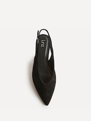 שחור - Linzi London Pointed Toe Ballet Flats - תמונה 3 מתוך 5