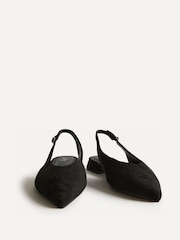 שחור - Linzi London Pointed Toe Ballet Flats - תמונה 4 מתוך 5